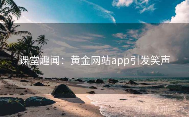 课堂趣闻：黄金网站app引发笑声