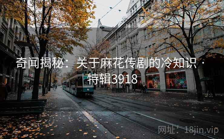 奇闻揭秘：关于麻花传剧的冷知识 · 特辑3918